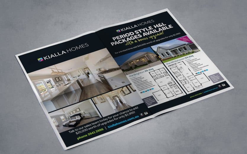 Kialla homes | real estate | advertising |brand development